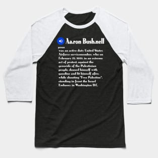 Definition: Aaron Bushnell - Front Baseball T-Shirt